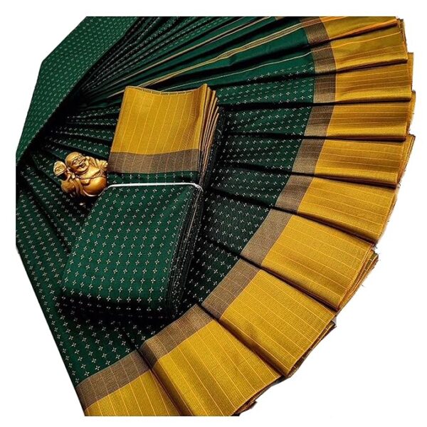 VJ Fashion Women Woven Soft Silk Saree With Blouse Piece_freesize - Image 6